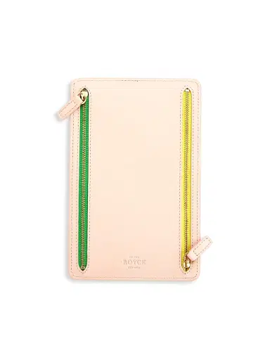 Royce New York Women's RFID-Blocking 4-Zip Leather Travel Organizer | Thumbnail 1 Royce New York Women's RFID-Blocking 4-Zip Leather Travel Organizer | Thumbnail 1