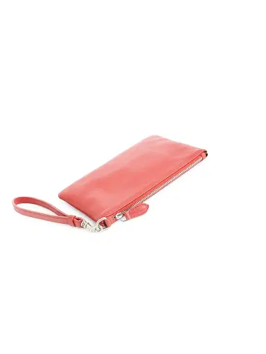 Royce New York Men's Leather Wristlet - Red | Thumbnail 2 Royce New York Men's Leather Wristlet - Red | Thumbnail 2