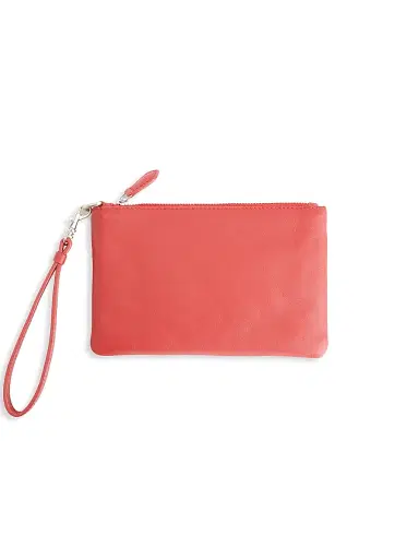 Royce New York Men's Leather Wristlet - Red | Thumbnail 1 Royce New York Men's Leather Wristlet - Red | Thumbnail 1