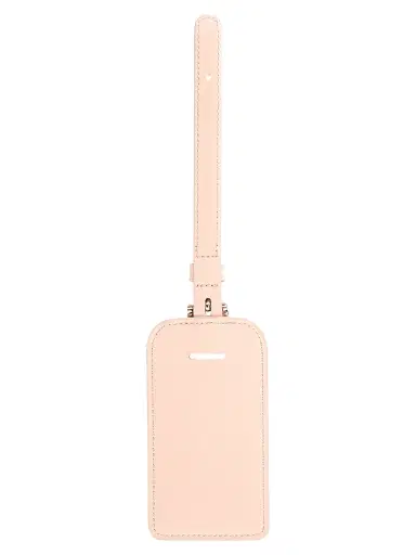 Royce New York Women's Leather Luggage Tag - Light Pink | Thumbnail 1 Royce New York Women's Leather Luggage Tag - Light Pink | Thumbnail 1
