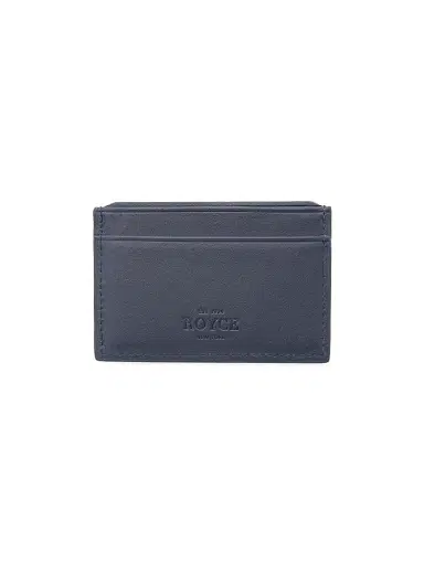 Royce New York Women's RFID-Blocking Leather Card Case - Navy Blue | Thumbnail 1 Royce New York Women's RFID-Blocking Leather Card Case - Navy Blue | Thumbnail 1
