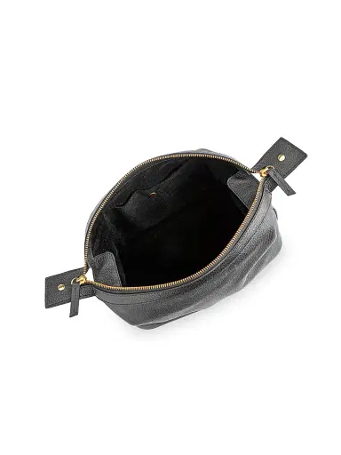 ROYCE New York Women's Leather Toiletry Bag - Navy Blue | Thumbnail 2 ROYCE New York Women's Leather Toiletry Bag - Navy Blue | Thumbnail 2