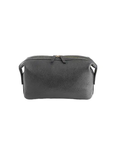 ROYCE New York Women's Leather Toiletry Bag - Navy Blue | Thumbnail 1 ROYCE New York Women's Leather Toiletry Bag - Navy Blue | Thumbnail 1