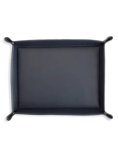 Royce New York Large Leather Catchall Valet Tray - Red | Thumbnail 5 Royce New York Large Leather Catchall Valet Tray - Red | Thumbnail 5
