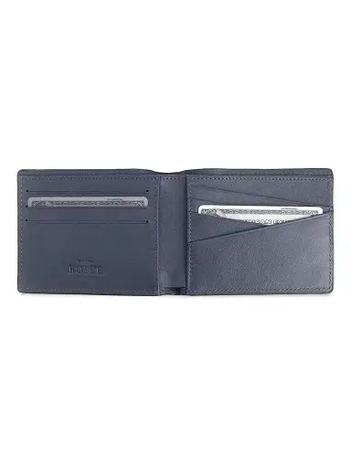 Royce New York Men's RFID-Blocking Slim Bi-Fold Leather Wallet - Blue | Thumbnail 2 Royce New York Men's RFID-Blocking Slim Bi-Fold Leather Wallet - Blue | Thumbnail 2