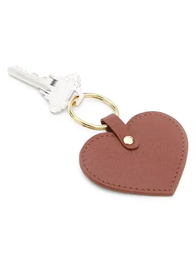 Royce New York Men's Heart-Shaped Leather Key Chain | Thumbnail 2 Royce New York Men's Heart-Shaped Leather Key Chain | Thumbnail 2