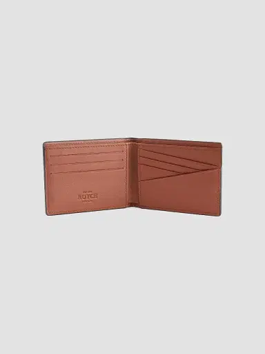 Royce New York Men's RFID-Blocking Slim Bi-Fold Leather Wallet - Black Tan | Thumbnail 2 Royce New York Men's RFID-Blocking Slim Bi-Fold Leather Wallet - Black Tan | Thumbnail 2