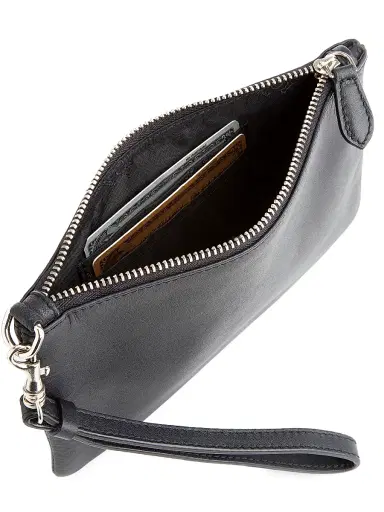 Royce New York Men's Leather Wristlet - Black | Thumbnail 2 Royce New York Men's Leather Wristlet - Black | Thumbnail 2