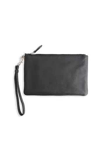 Royce New York Men's Leather Wristlet - Black | Thumbnail 1 Royce New York Men's Leather Wristlet - Black | Thumbnail 1