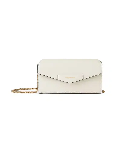 Givenchy Women's Antigona Wallet with Chain in Box Leather | Thumbnail 1 Givenchy Women's Antigona Wallet with Chain in Box Leather | Thumbnail 1