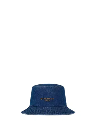 Givenchy Women's Bob Bucket Hat in Denim | Thumbnail 1 Givenchy Women's Bob Bucket Hat in Denim | Thumbnail 1