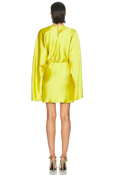 Norma Kamali Reverse Obie Long Sleeve Mini Dress | Thumbnail 3 Norma Kamali Reverse Obie Long Sleeve Mini Dress | Thumbnail 3