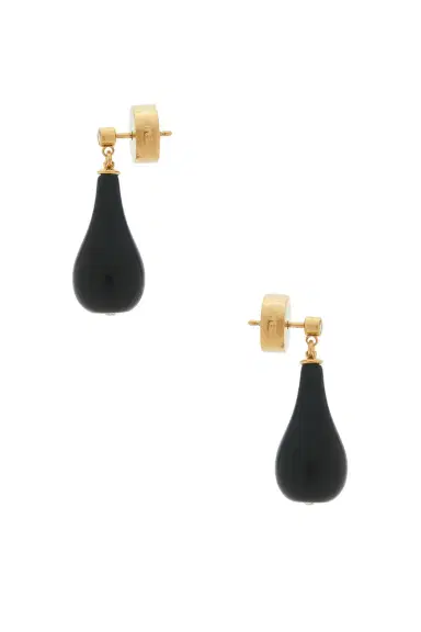 TOTEME Onyx Drop Earrings | Thumbnail 3 TOTEME Onyx Drop Earrings | Thumbnail 3