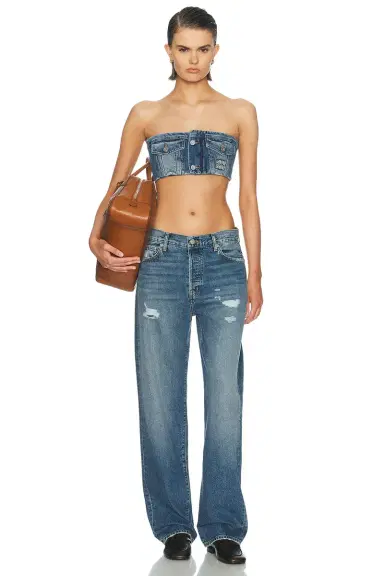Miu Miu Denim Top | Thumbnail 4 Miu Miu Denim Top | Thumbnail 4