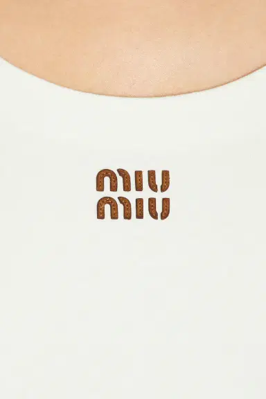 Miu Miu Jersey Dress | Thumbnail 4 Miu Miu Jersey Dress | Thumbnail 4