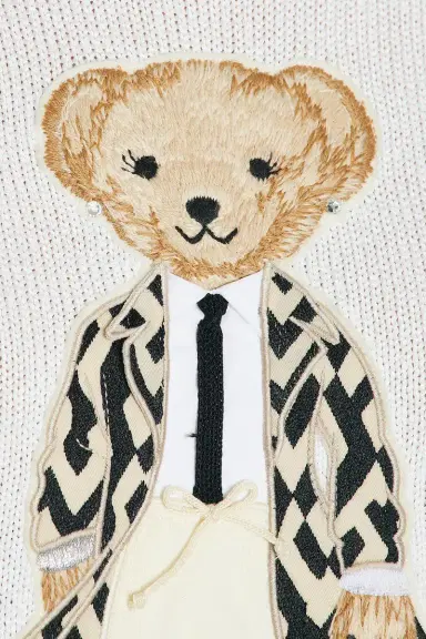 Ralph Lauren Collection Lofty Silk Bear Long Sleeve Sweater | Thumbnail 5 Ralph Lauren Collection Lofty Silk Bear Long Sleeve Sweater | Thumbnail 5