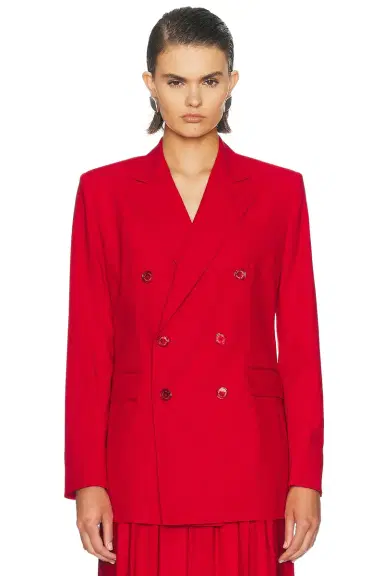 Ralph Lauren Collection Tropical Wool Ramona Blazer | Thumbnail 1 Ralph Lauren Collection Tropical Wool Ramona Blazer | Thumbnail 1