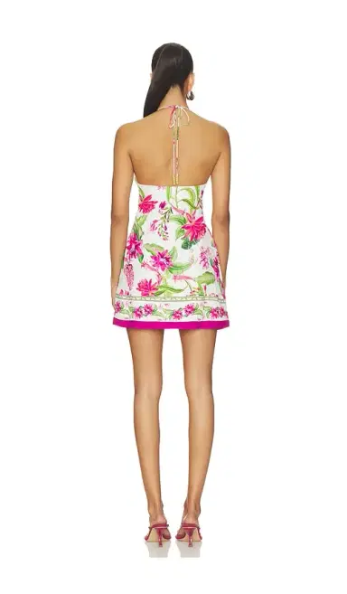 ROCOCO SAND Ruched Bias Mini Dress | Thumbnail 3 ROCOCO SAND Ruched Bias Mini Dress | Thumbnail 3