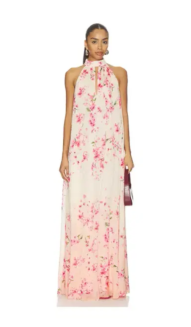 ROCOCO SAND Flared Maxi Dress | Thumbnail 1 ROCOCO SAND Flared Maxi Dress | Thumbnail 1