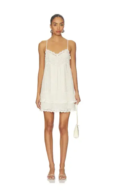 ROCOCO SAND Lace Detail Mini Dress | Thumbnail 1 ROCOCO SAND Lace Detail Mini Dress | Thumbnail 1