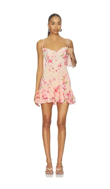 ROCOCO SAND Ruffle Mini Dress | Thumbnail 1 ROCOCO SAND Ruffle Mini Dress | Thumbnail 1
