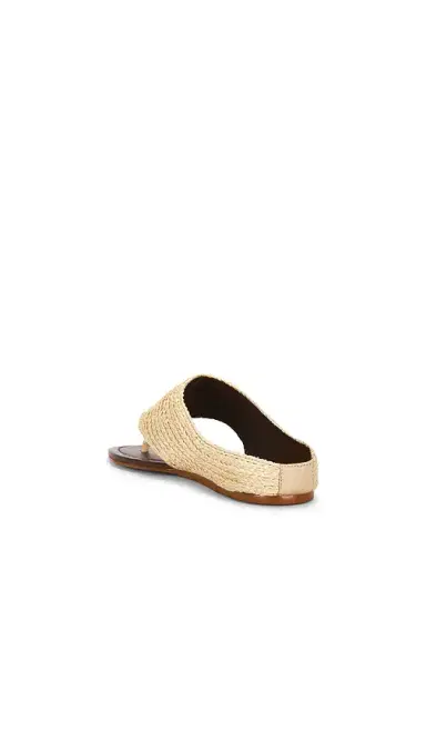 Farm Rio Raffia Icons Flat Sandal | Thumbnail 3 Farm Rio Raffia Icons Flat Sandal | Thumbnail 3