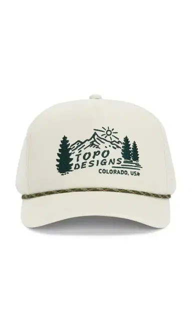 TOPO DESIGNS Mountain Scene Twill Rope Cap | Thumbnail 1 TOPO DESIGNS Mountain Scene Twill Rope Cap | Thumbnail 1