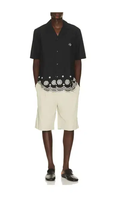 Les Deux Border Embroidery Shirt | Thumbnail 3 Les Deux Border Embroidery Shirt | Thumbnail 3