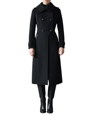 Mackage Elodie Double-Breasted Sparkly Long Coat | Thumbnail 1 Mackage Elodie Double-Breasted Sparkly Long Coat | Thumbnail 1