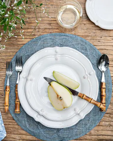 Juliska Tuileries Garden Placemat- Chambray | Thumbnail 2 Juliska Tuileries Garden Placemat- Chambray | Thumbnail 2