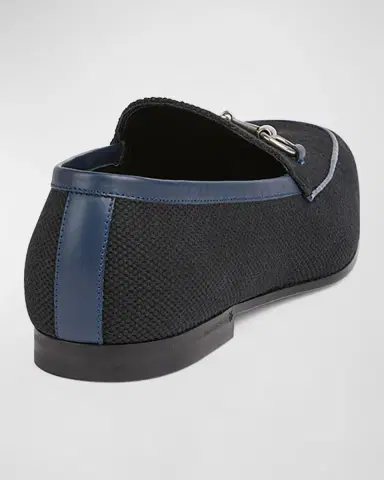 Gucci Men's New Jordaan Canvas Bit Loafers | Thumbnail 2 Gucci Men's New Jordaan Canvas Bit Loafers | Thumbnail 2