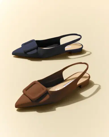 Manolo Blahnik Maylura Suede Slingback Ballerina Flats | Thumbnail 4 Manolo Blahnik Maylura Suede Slingback Ballerina Flats | Thumbnail 4