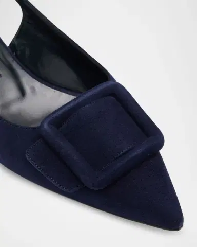 Manolo Blahnik Maylura Suede Slingback Ballerina Flats | Thumbnail 5 Manolo Blahnik Maylura Suede Slingback Ballerina Flats | Thumbnail 5