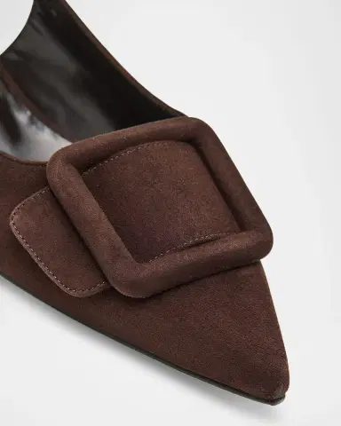 Manolo Blahnik Maylura Suede Slingback Ballerina Flats | Thumbnail 5 Manolo Blahnik Maylura Suede Slingback Ballerina Flats | Thumbnail 5