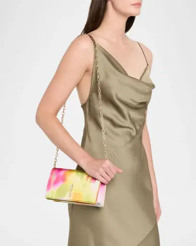 Christian Louboutin Bettina Clutch Bag in Floral Satin | Thumbnail 2 Christian Louboutin Bettina Clutch Bag in Floral Satin | Thumbnail 2