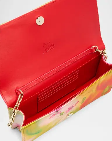 Christian Louboutin Bettina Clutch Bag in Floral Satin | Thumbnail 4 Christian Louboutin Bettina Clutch Bag in Floral Satin | Thumbnail 4