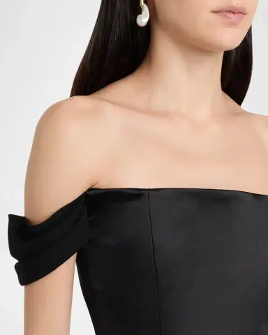 Alex Perry Off-The-Shoulder Draped Satin Corset Midi Dress | Thumbnail 8 Alex Perry Off-The-Shoulder Draped Satin Corset Midi Dress | Thumbnail 8