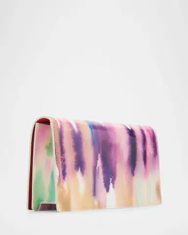 Christian Louboutin Bettina Tie Dye Wallet on Chain in Leather | Thumbnail 2 Christian Louboutin Bettina Tie Dye Wallet on Chain in Leather | Thumbnail 2
