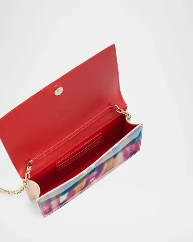 Christian Louboutin Bettina Tie Dye Wallet on Chain in Leather | Thumbnail 3 Christian Louboutin Bettina Tie Dye Wallet on Chain in Leather | Thumbnail 3