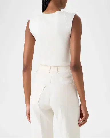 Akris Crewneck Stretch Silk Knit Top | Thumbnail 2 Akris Crewneck Stretch Silk Knit Top | Thumbnail 2