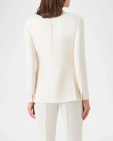 Akris Arie Double-Faced Linen-Wool Jacket | Thumbnail 2 Akris Arie Double-Faced Linen-Wool Jacket | Thumbnail 2