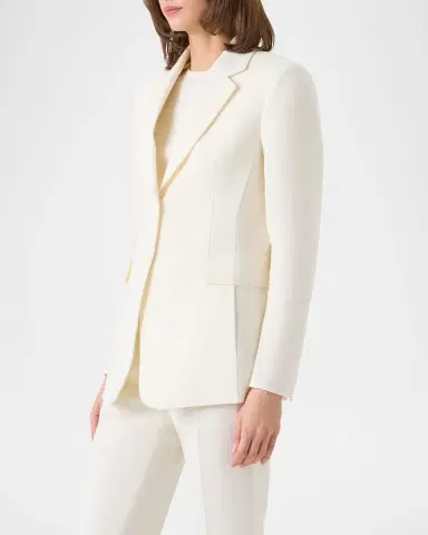 Akris Arie Double-Faced Linen-Wool Jacket | Thumbnail 5 Akris Arie Double-Faced Linen-Wool Jacket | Thumbnail 5