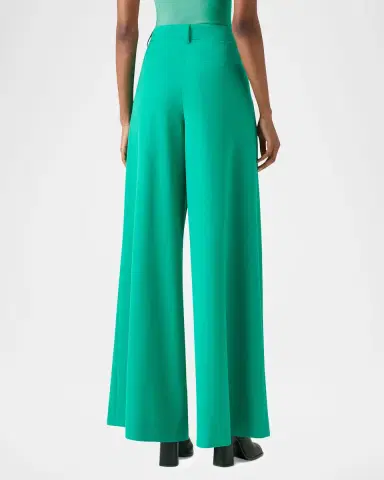 Akris Cassie Wool Gabardine Flared Pants | Thumbnail 2 Akris Cassie Wool Gabardine Flared Pants | Thumbnail 2