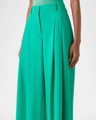 Akris Cassie Wool Gabardine Flared Pants | Thumbnail 4 Akris Cassie Wool Gabardine Flared Pants | Thumbnail 4