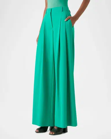 Akris Cassie Wool Gabardine Flared Pants | Thumbnail 5 Akris Cassie Wool Gabardine Flared Pants | Thumbnail 5