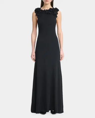 Altuzarra Woolfe Floral Appliqué Maxi Dress | Thumbnail 3 Altuzarra Woolfe Floral Appliqué Maxi Dress | Thumbnail 3