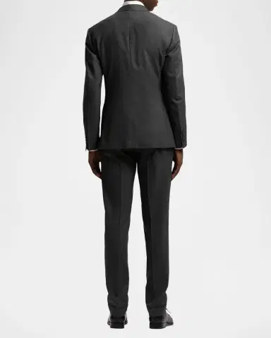 Ralph Lauren Purple Label Kent Hand-Tailored Wool Birdseye Suit | Thumbnail 2 Ralph Lauren Purple Label Kent Hand-Tailored Wool Birdseye Suit | Thumbnail 2