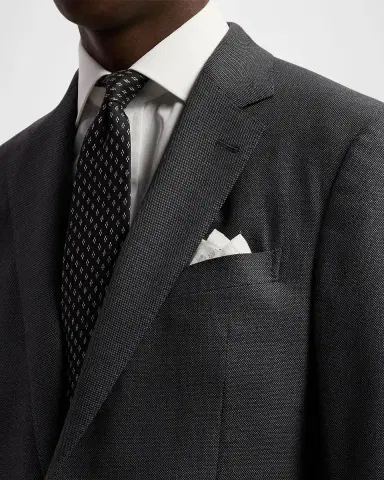 Ralph Lauren Purple Label Kent Hand-Tailored Wool Birdseye Suit | Thumbnail 4 Ralph Lauren Purple Label Kent Hand-Tailored Wool Birdseye Suit | Thumbnail 4