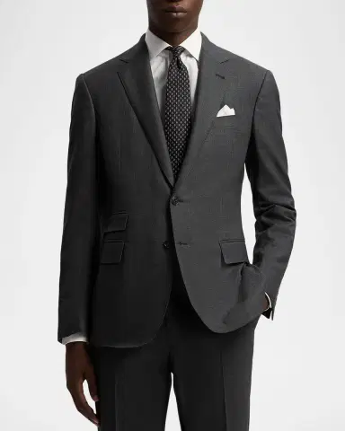 Ralph Lauren Purple Label Kent Hand-Tailored Wool Birdseye Suit | Thumbnail 5 Ralph Lauren Purple Label Kent Hand-Tailored Wool Birdseye Suit | Thumbnail 5