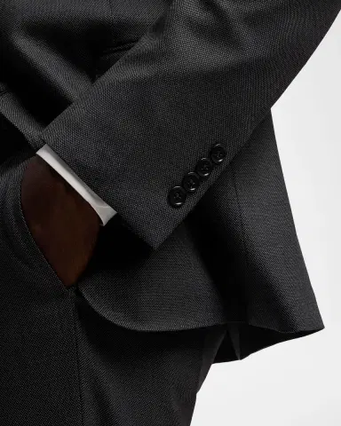 Ralph Lauren Purple Label Kent Hand-Tailored Wool Birdseye Suit | Thumbnail 6 Ralph Lauren Purple Label Kent Hand-Tailored Wool Birdseye Suit | Thumbnail 6